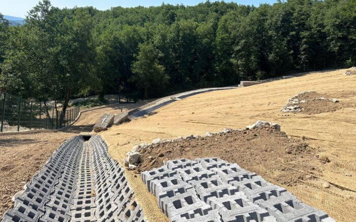 State of progress of the works: Reclamation and permanent safety of the former Colle Frateantonio landfill